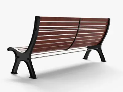 Bench 3D model purchase