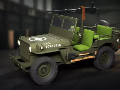 Willys MB 3D model