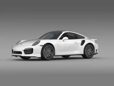 Porsche 911 Turbo S 2013 3D model