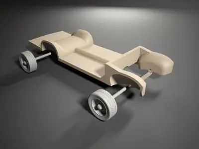 Retro Car of 1967  3D print model