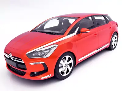 Citroen DS5 2 Hybrid4 DSPORT EGS 2013 3D model