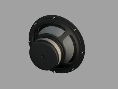 Audio Speaker Bass unit 3D model