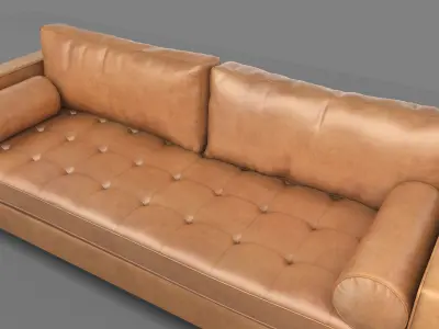 Rustic sofa design  3D model