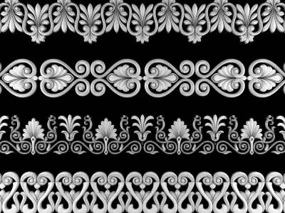 Path Ornament Pack 04 3D model