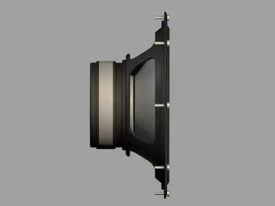 Audio Speaker Bass unit 3D model