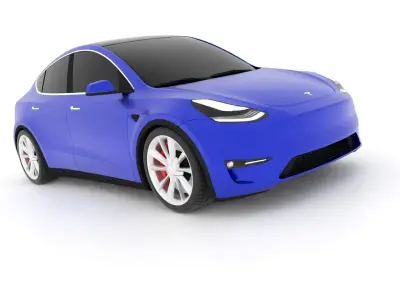 Tesla Model Y 2021 2022 3D model