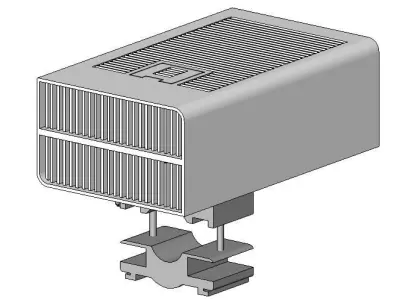 MODELO FBX RRU HUAWEI  3D model