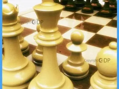 Chess Board 3D model