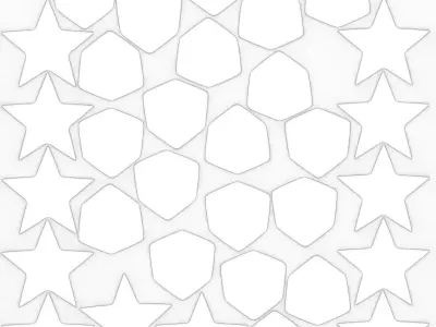 Soccer Ball Low-poly 3D model