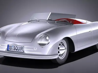 Porsche 356 number 1 1948 3D model