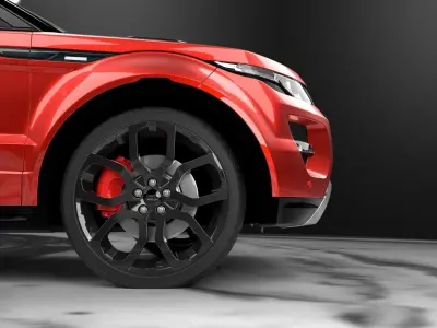 Range Rover Evoque  Realistic 3D Car Model  Low-poly 3D model