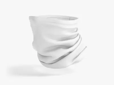 Neck Gaiter Low-poly 3D model