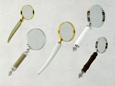 Decorative Magnifying Glasses by ZARA HOME 3D model