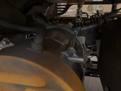 Power Generator PBR Low-poly 3D model