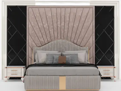 GG Bed A Low-poly 3D model