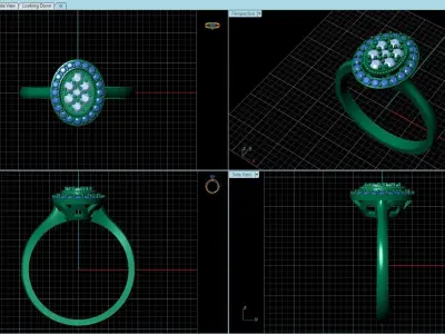 New model ring Free 3D print model