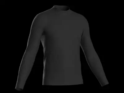Male long sleeve 3D model