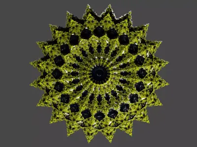 religion kaleidoscope decorative accessories 3D model