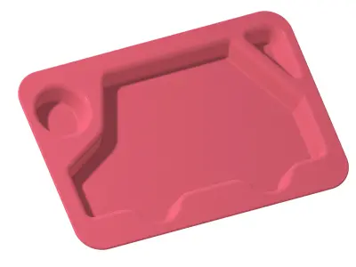 Kids Car Dinner Plate 3D print model