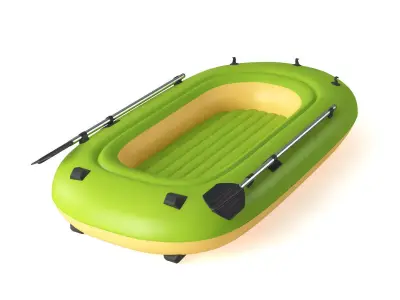 Inflatable Boat 3D model