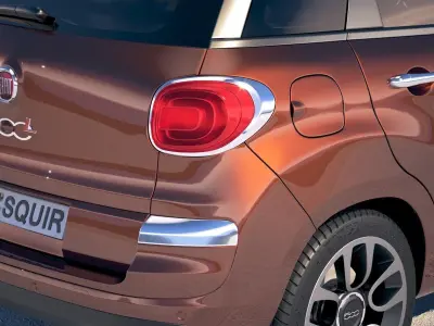 Fiat 500L 2018 3D model