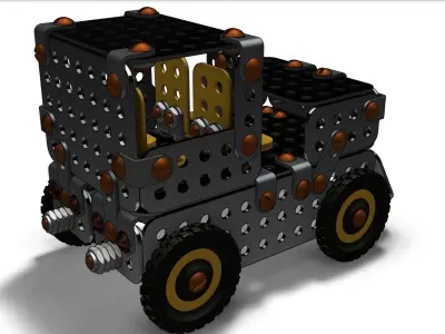 The Iron jeep Free 3D model