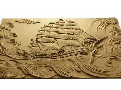 10 Decorative 3D Wall Panels STL for CNC and 3D Printing 3D Model Pack