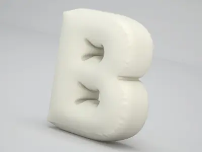 B Balloon 3D model