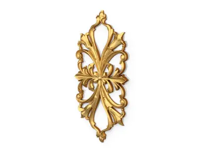 Classic decor ornament 165 3D model