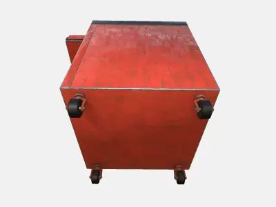 Tool Chest Low-poly 3D model