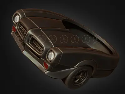 car ring 3D print model get