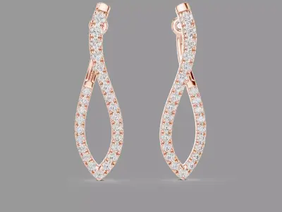  Diamond Hoops 3D print model