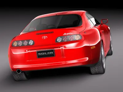 Toyota Supra 1993-2002 3D model