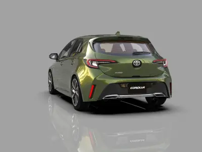 Toyota Auris corolla 2020 Organizing  3D model