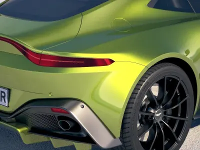 Aston Martin Vantage 2019 3D model