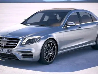 Mercedes S-class 2018 3D model