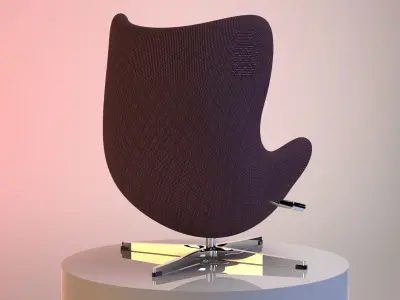 Egg chair- Arne Jacobson Free 3D model
