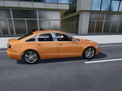 Audi A6 Low-poly 3D model buy