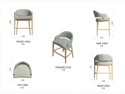 All Artefacto Stool 3D Model Collection