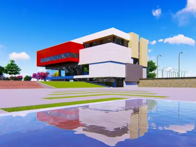 Office Building 3D model 425