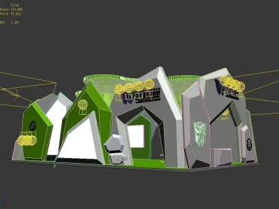 Exhibition - Area - 16X9-3DMAX2010-05 3D model