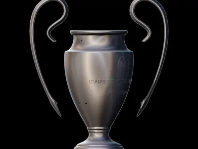 The UEFA Champions League Trophy Replica Printable STL 3D print model