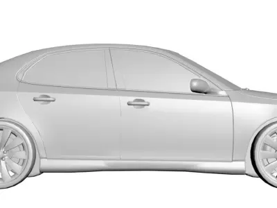 Safe city car 3D model