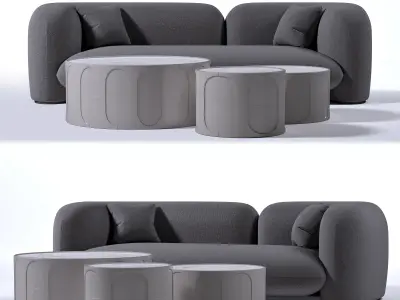 Freeform Sofa 3D model