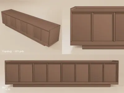 ONIX - TV stand - KAVE HOME - 1 piece 3D model