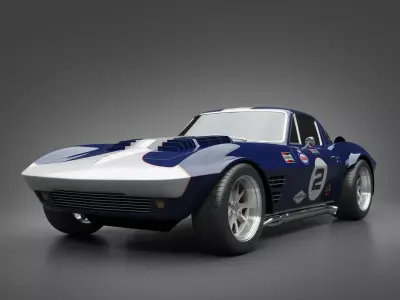 1964 GrandSport Corvette 3D model