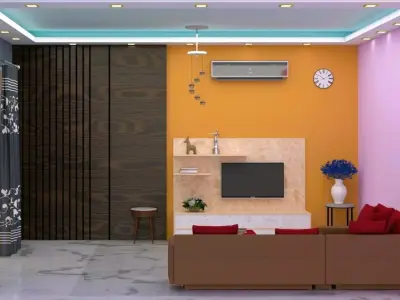 LIVING ROOM 3D MODEL Free 3D model