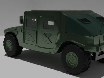 Humvee Free 3D model
