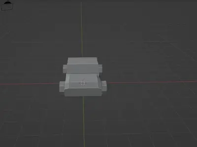 Game ready low poly car Low-poly 3D model