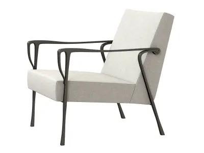  HOLLY HUNT Dublin Lounge Chair 3D model